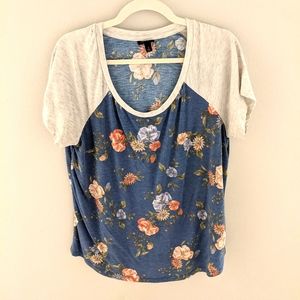 Floral tee